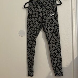 Nike Floral Leggings in black